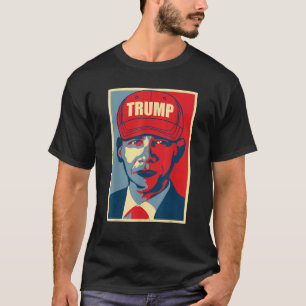 Barack Obama Trump Hat 2020 Election MAGA Republic T-Shirt