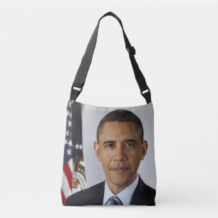 Barack Obama US President White House Portrait  Crossbody Bag