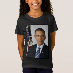 Barack Obama US President White House Portrait T-Shirt