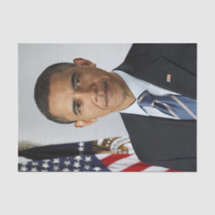 Barack Obama US President White House Portrait Tissue Paper