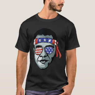 Barack Obama Usa Gles Bandanna Patriotic Proud Dem T-Shirt