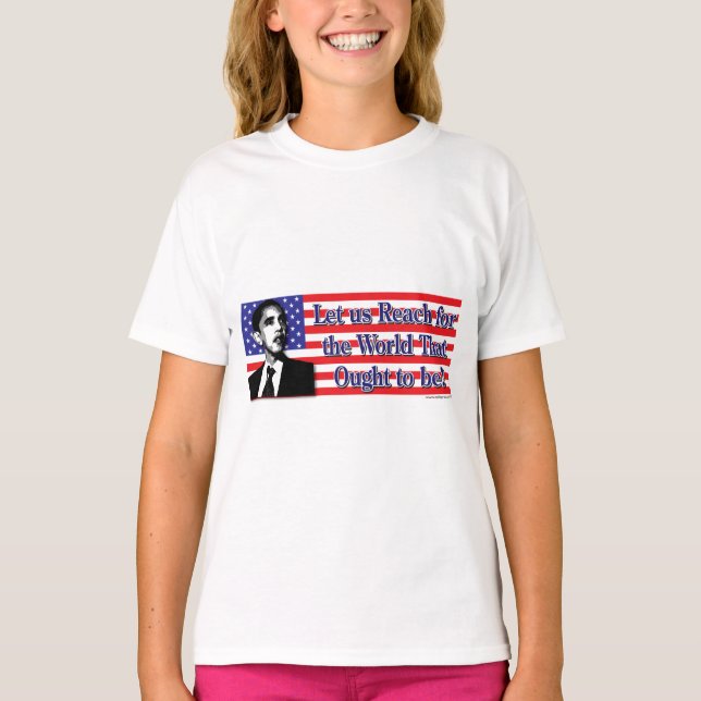 Barack Obama/USA T-Shirt (Front)