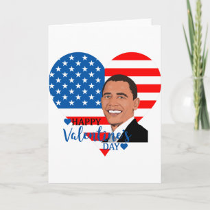 barack obama valentine holiday card
