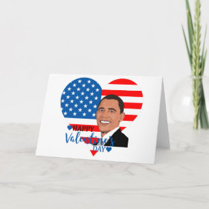 barack obama valentine holiday card