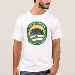 Barack Obama - Vote Green T-Shirt