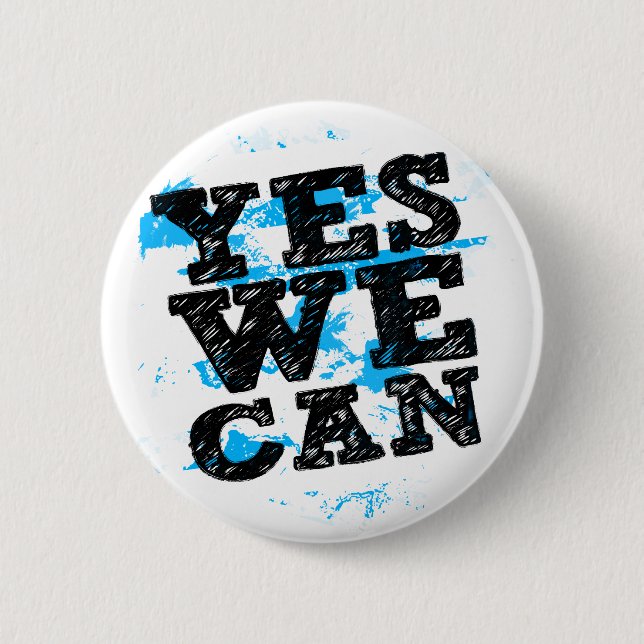 Barack Obama Yes We CAN Buttons (Front)