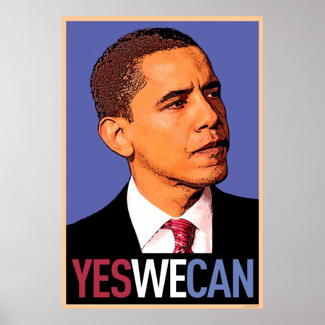 Barack Obama - Yes We Can poster (Front)