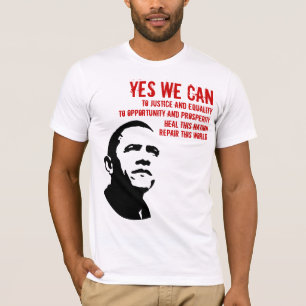 Barack Obama: YES WE CAN...RD T-Shirt