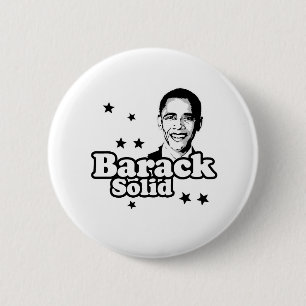 BARACK SOLID 6 CM ROUND BADGE