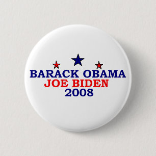 Barack Stars 6 Cm Round Badge