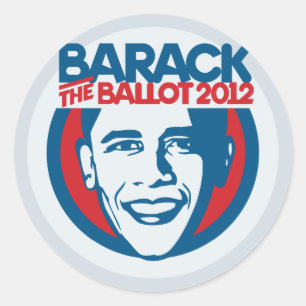 Barack the Ballot 2012 Stickers