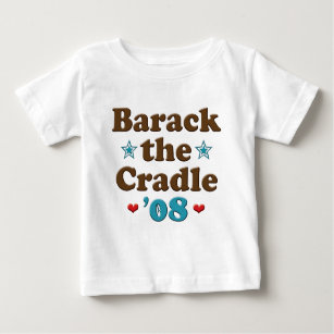 Barack the Cradle 08 Obama Baby Long Sleeve Tee