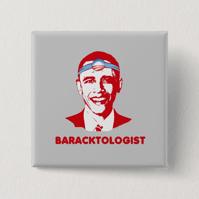 BARACKTOLOGIST 15 CM SQUARE BADGE (Front)