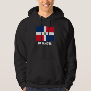 Barahona Dominican Republic Flag Emblem Escudo Cre Hoodie