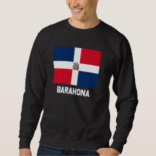 Barahona Dominican Republic Flag Emblem Escudo Cre Sweatshirt