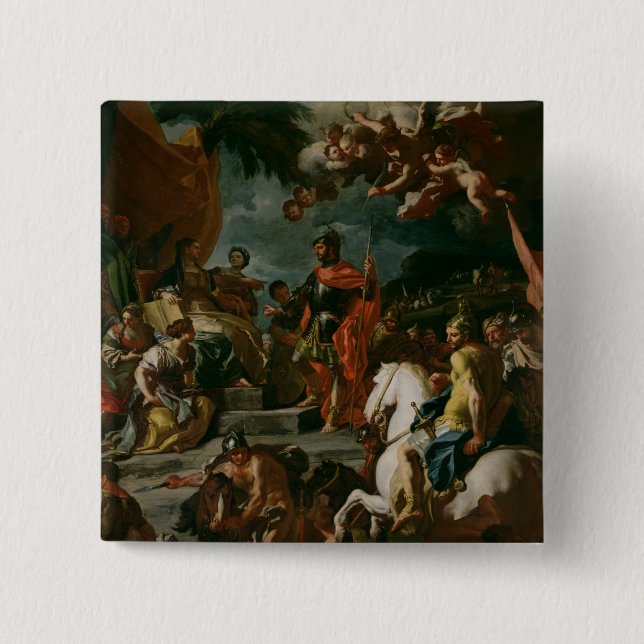 Barak and Deborah 15 Cm Square Badge (Front)