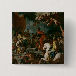 Barak and Deborah 15 Cm Square Badge