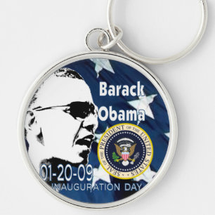 Barak Obama Inauguration Day Key Ring