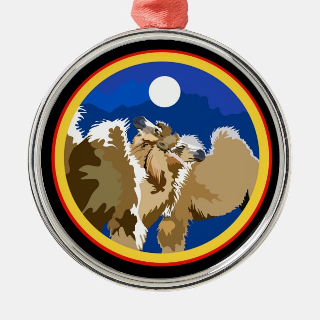 Baraka and Yes! Metal Tree Decoration (Front)