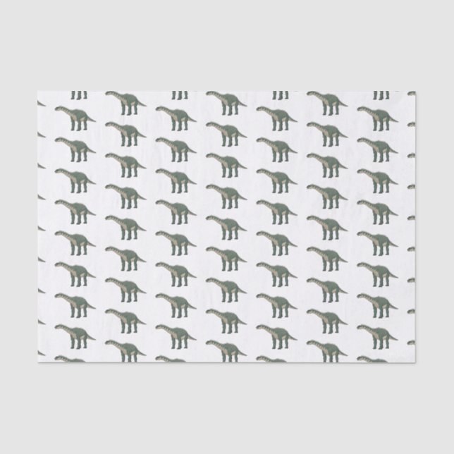 Barapasaurus cartoon illustration tissue paper (Front)