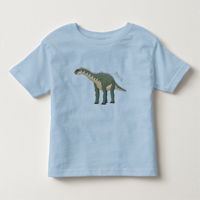 Barapasaurus cartoon illustration toddler T-Shirt (Front)