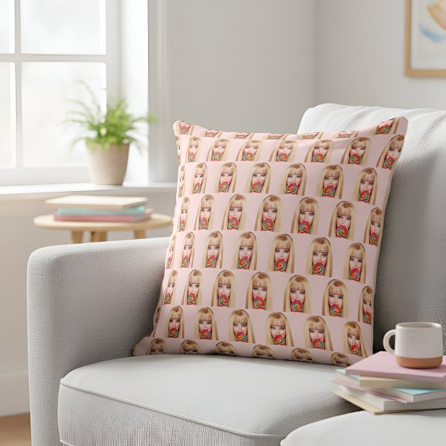 Barb Throw Pillow (Creator Uploaded)