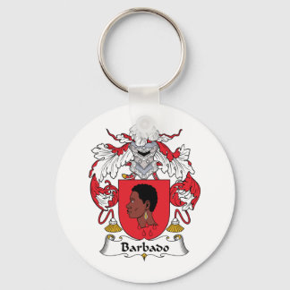Barbado Family Crest Key Ring