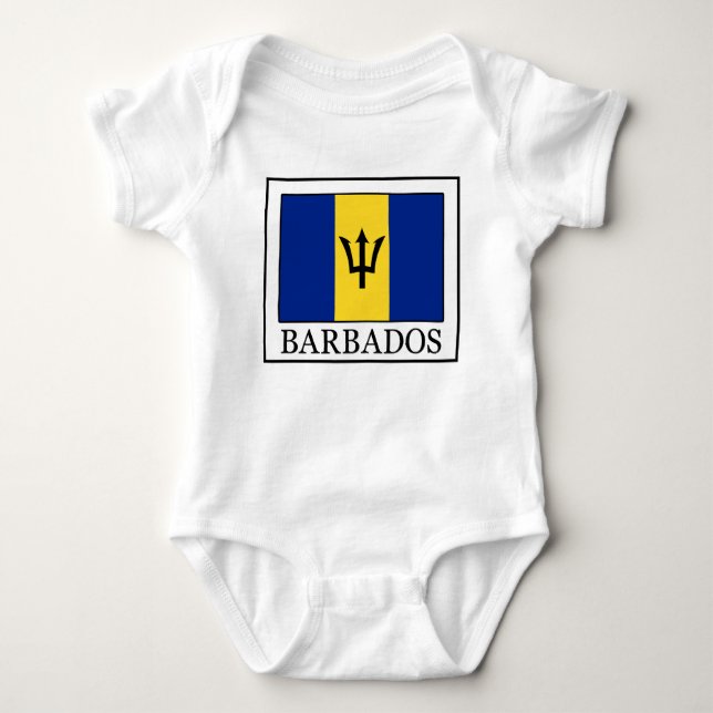 Barbados Baby Bodysuit (Front)