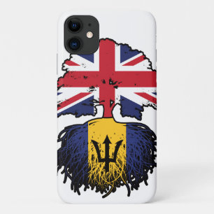 Barbados Barbadian British UK Tree Roots Flag Case-Mate iPhone Case