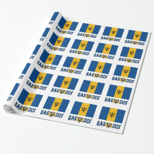 Barbados Barbadian Flag Gift Wrapping Paper