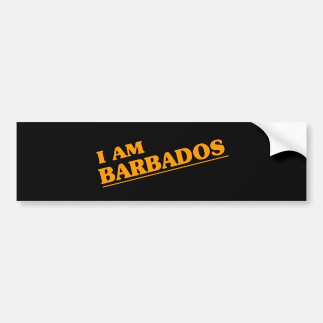 BARBADOS BUMPER STICKER (Front)