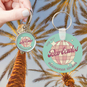 Barbados Caribbean Island accessory gift  Key Ring