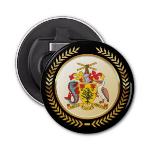 Barbados Coat of Arms Bottle Opener