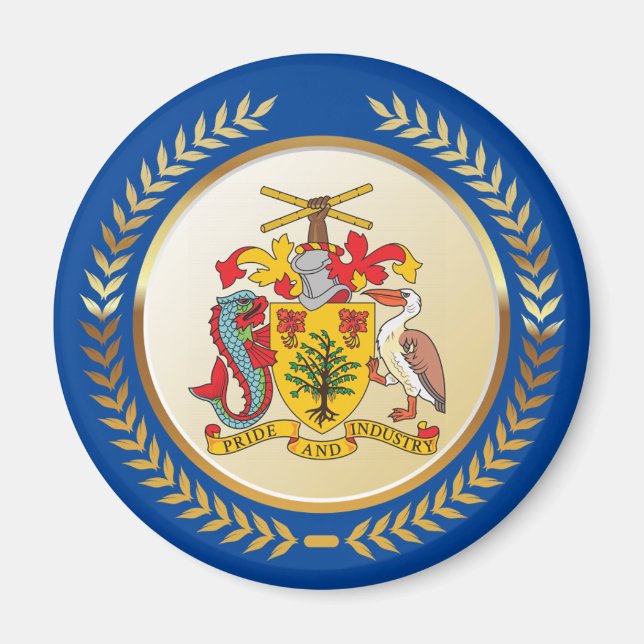Barbados Coat of Arms Magnet (Front)