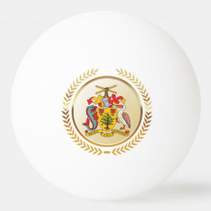 Barbados Coat of Arms Ping Pong Ball