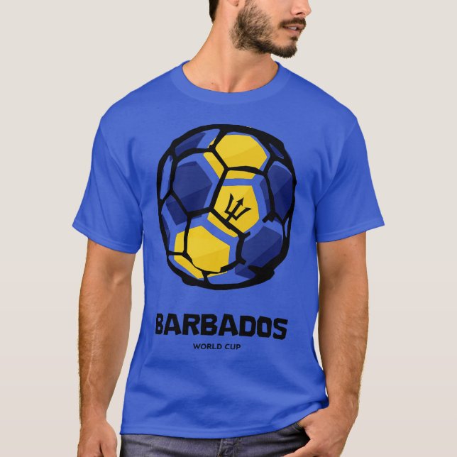 Barbados Country Flag T-Shirt (Front)