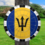 Barbados Dartboard & Barbados Flag / game board<br><div class="desc">Dartboard: Barbados & Barbados flag darts,  family fun games - love my country,  summer games,  holiday,  fathers day,  birthday party,  college students / sports fans</div>