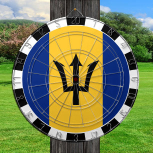 Barbados Dartboard & Barbados Flag / game board