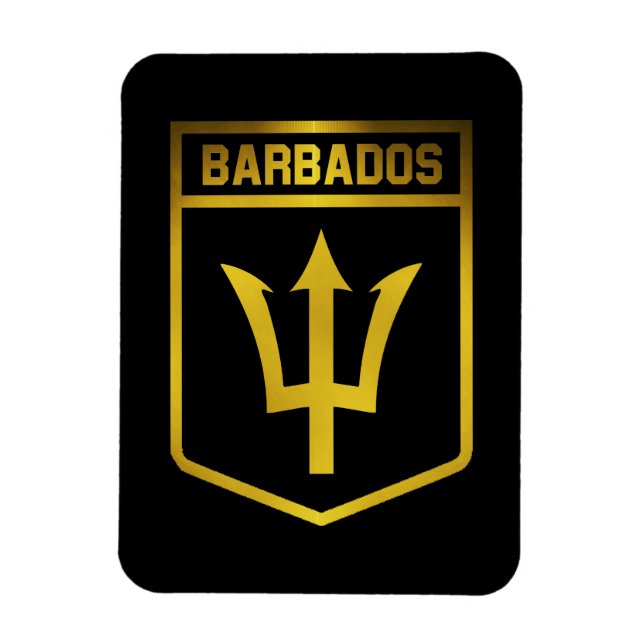 Barbados Emblem Magnet (Vertical)