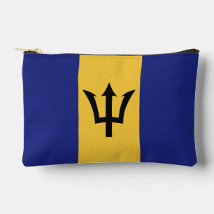 Barbados flag accessory pouch