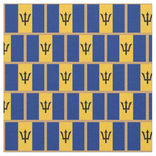Barbados Flag & Barbados fashion Fabric /sports