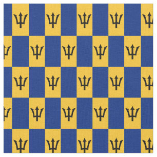 Barbados Flag & Barbados Trendy Fabric /fashion