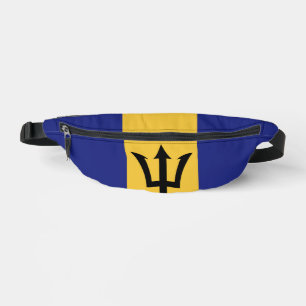 Barbados flag bum bags
