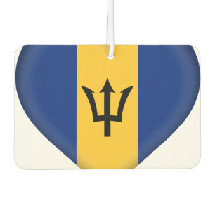 Barbados Flag Car Air Freshener