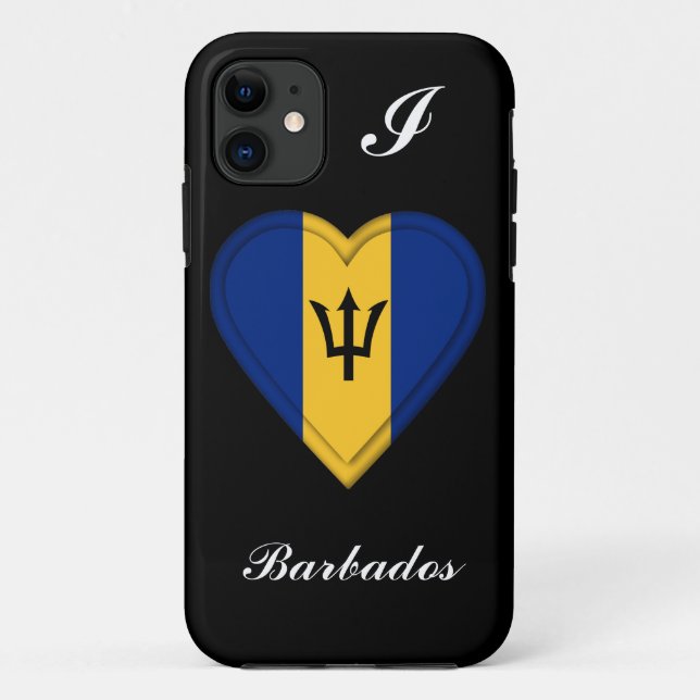Barbados Flag Case-Mate iPhone Case (Back)