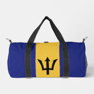 Barbados flag duffle bag