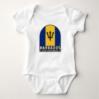 Barbados Flag Emblem Distressed Vintage