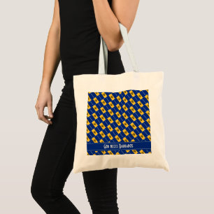 BARBADOS FLAG God Bless Personalised Carnival Tote Bag