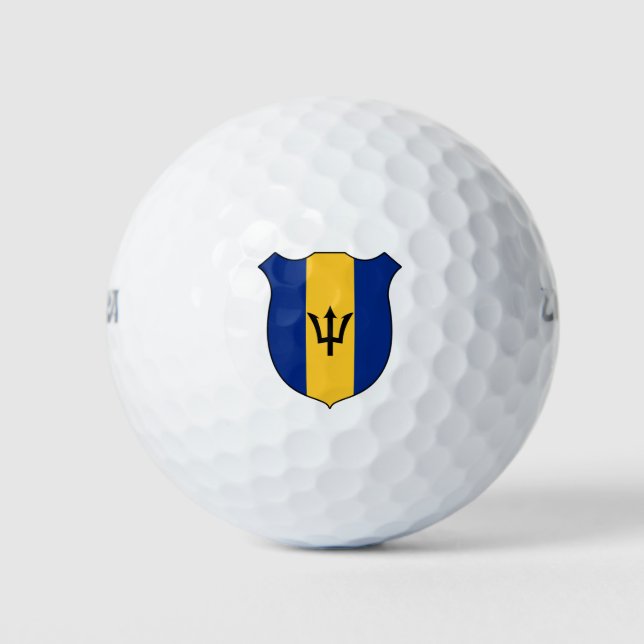 Barbados Flag Grand Patriotic Golf Balls (Front)