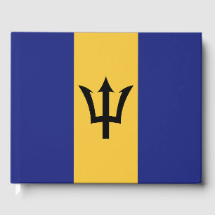 Barbados flag guest book